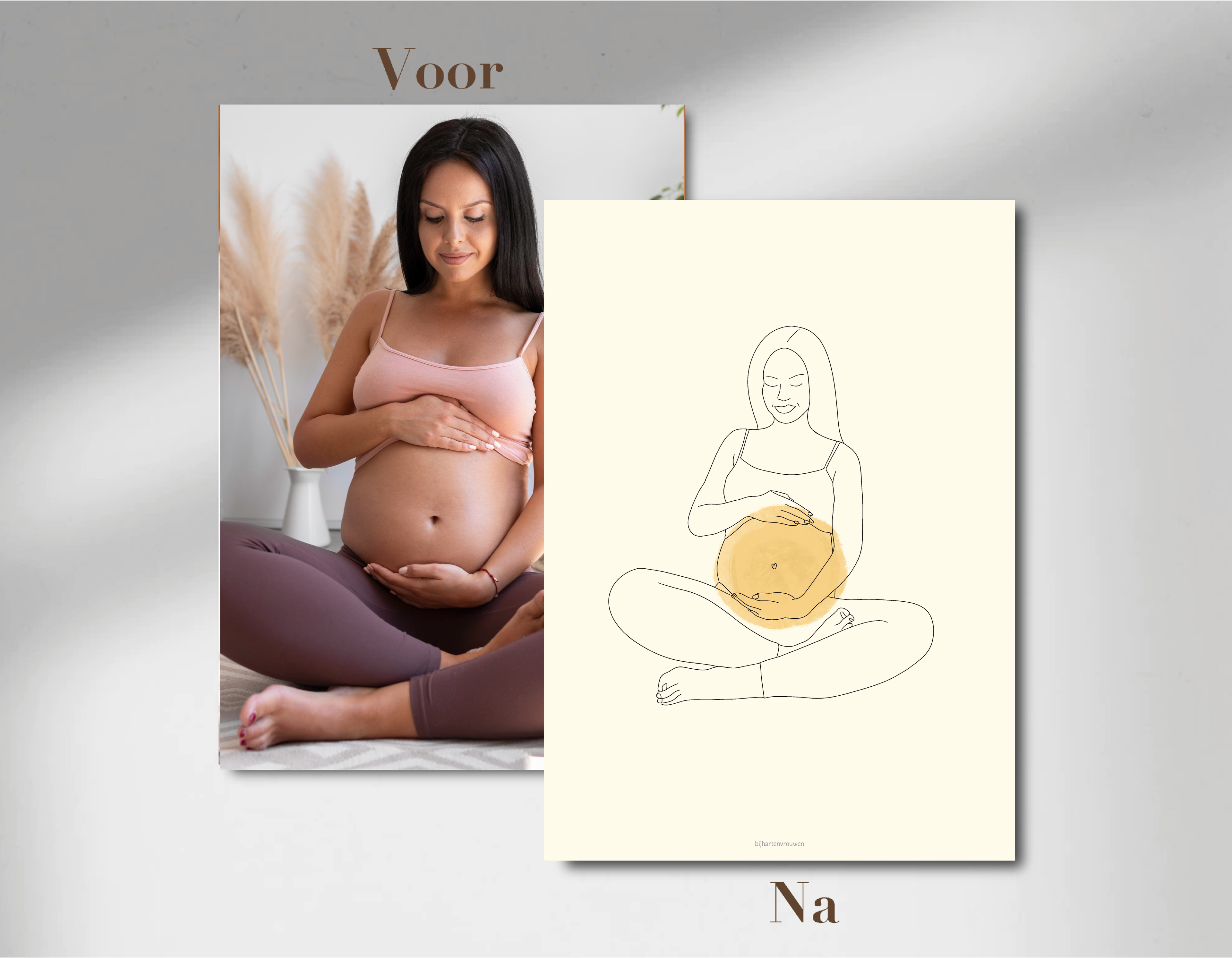 gepersonaliseerd_cadeau_foto_zwangerschap_kraamcadeau