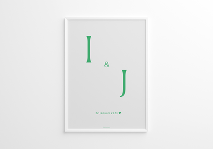 gepersonaliseerd_cadeau_jubileum_naam_datum_wit_groen