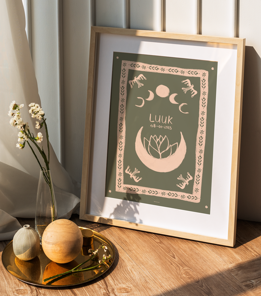 Spirituele geboorte naamposter