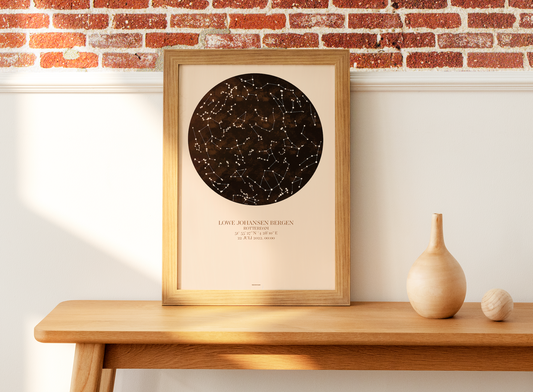 Sterrenhemel geboorte poster